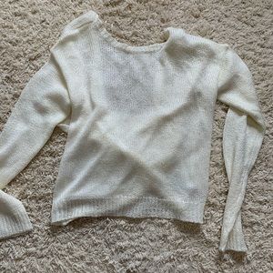 Sweater with Criss Cross Back